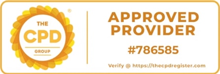 The CPD Group Approved Provider logo, registration number 786585.