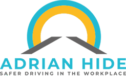 Adrian Hide logo with the tagline ‘Safer Driving in the Workplace’.