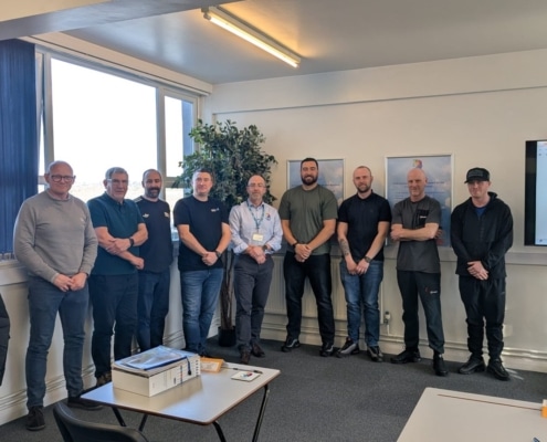 Delegates on the SMSTS course