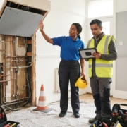Asbestos Awareness for UK Plumbers and Electricians – Hero Image Asbestos Awareness for UK Plumbers and Electricians